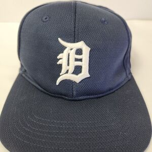 Detroit Tigers Hat Cap Men One Size Strapback OC Sports Logo Blue